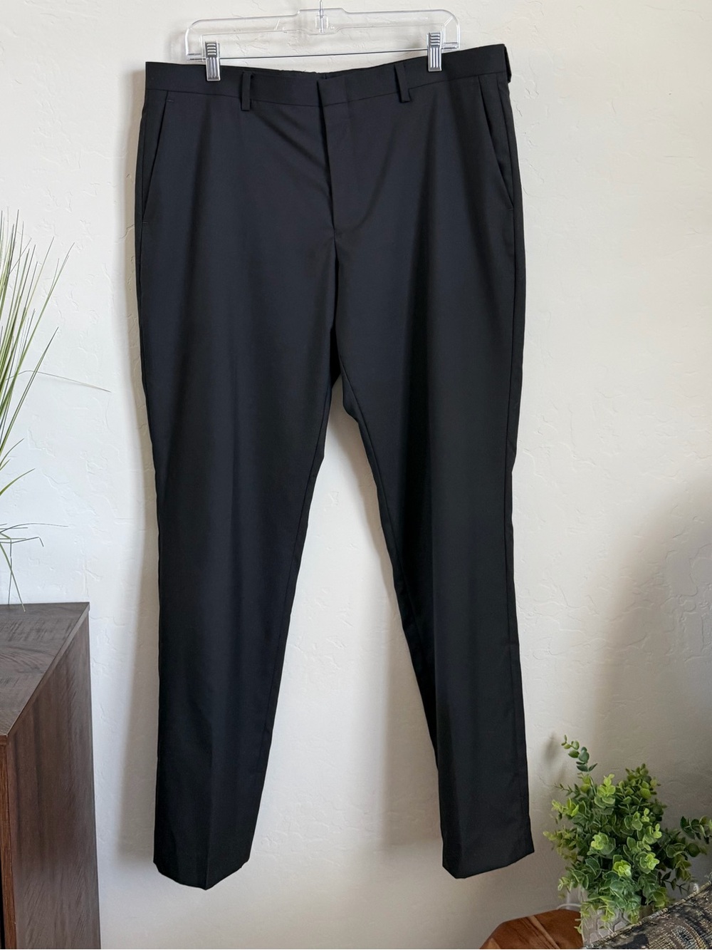 J.Crew Ludlow Slim Fit Black Wool Dress Pants 36x32 NWT